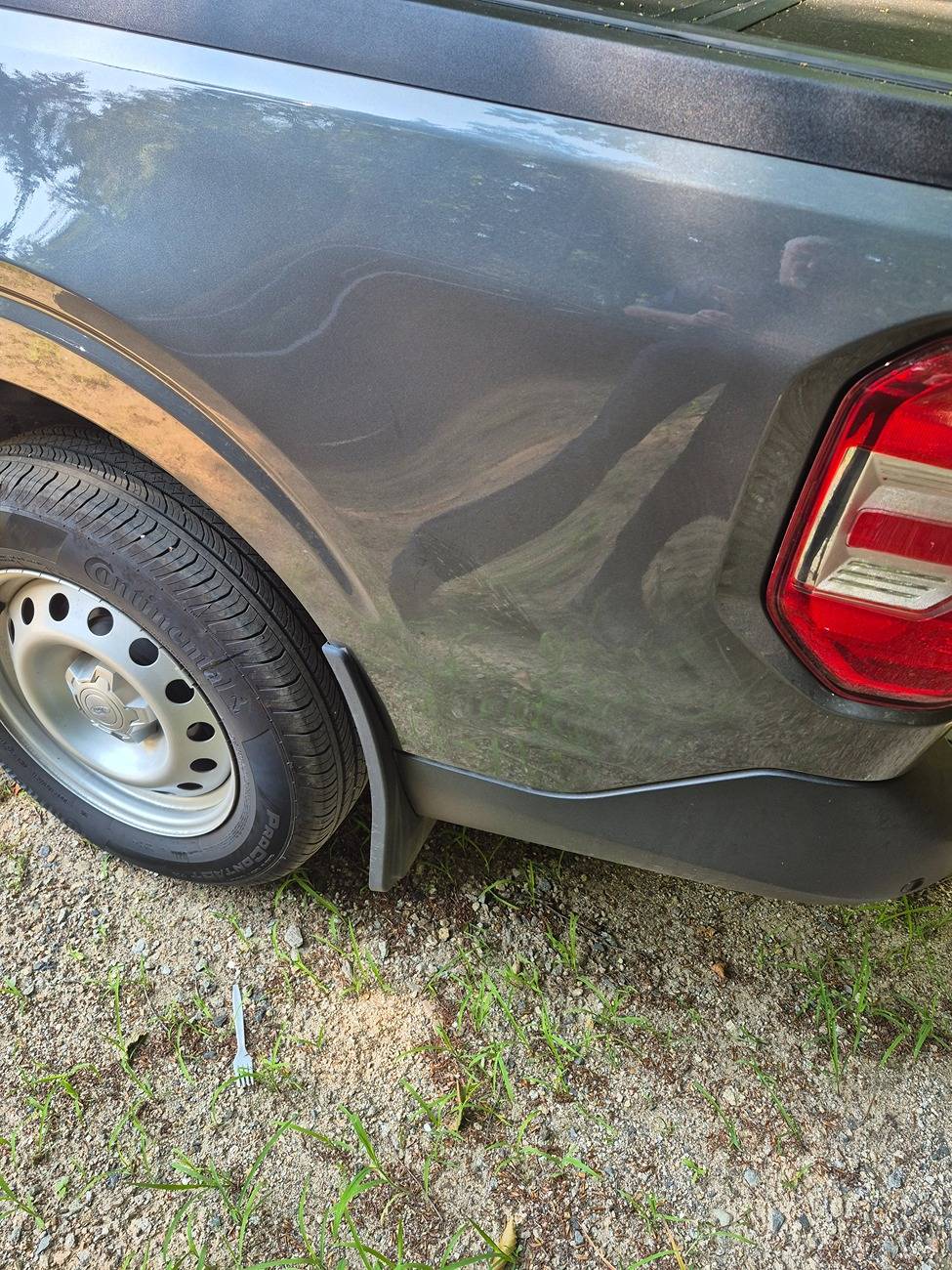 Ford Maverick Installed Mabett Rear Wheel Splash Shield Covers flaps