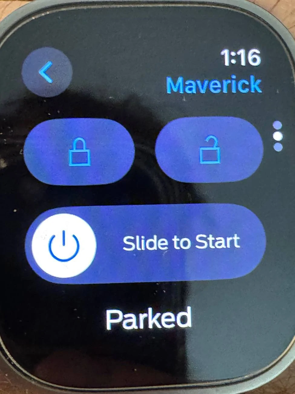 Ford Maverick Snazzy FordPass App complication on Apple Watch Ultra IMG_0034