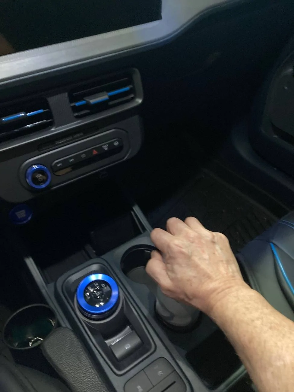Ford Maverick Gear shift hand rest DIY IMG_9117