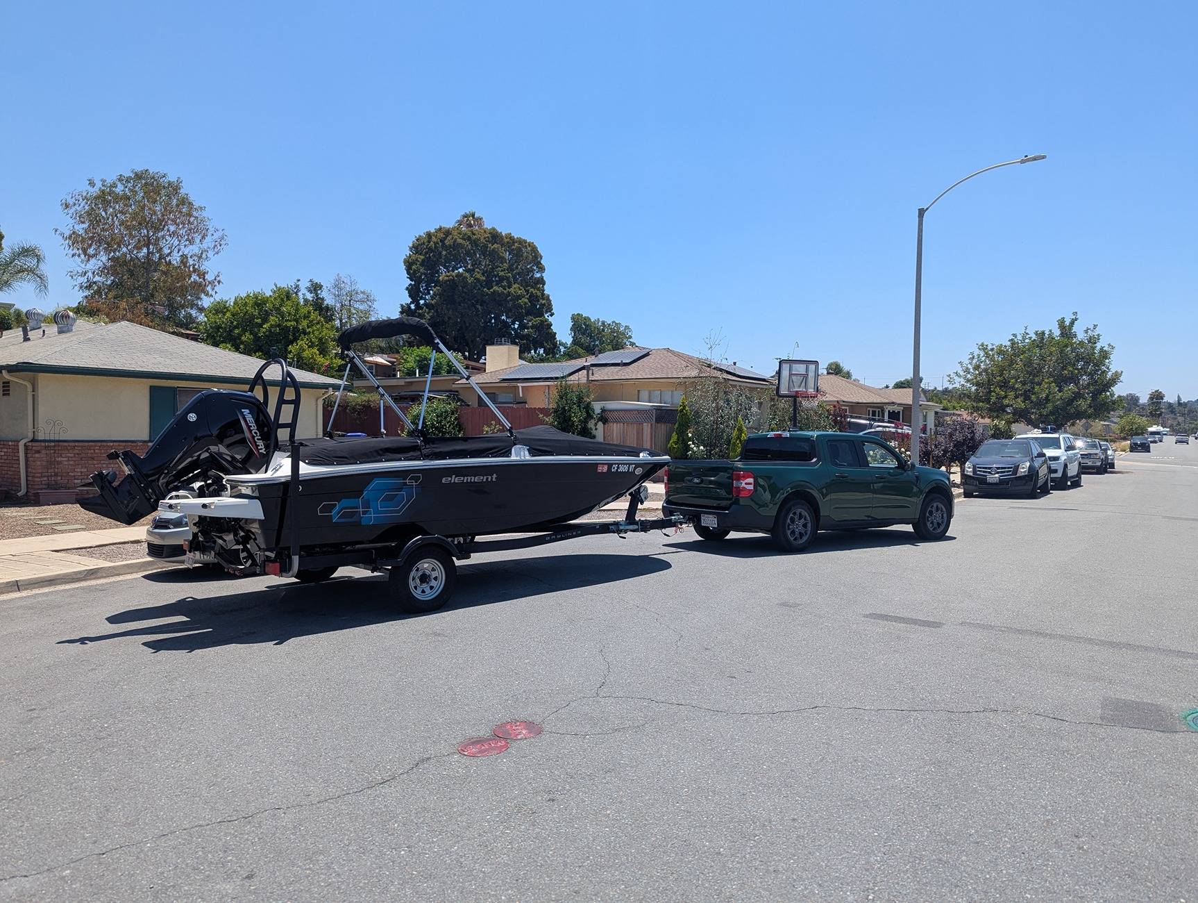 Ford Maverick Finally used my 4k tow package - 2025 Hybrid PXL_20250713_192446598