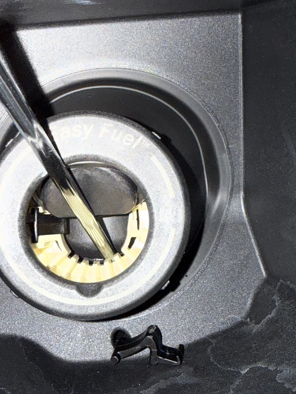 Ford Maverick Gas cap clip IMG_1491