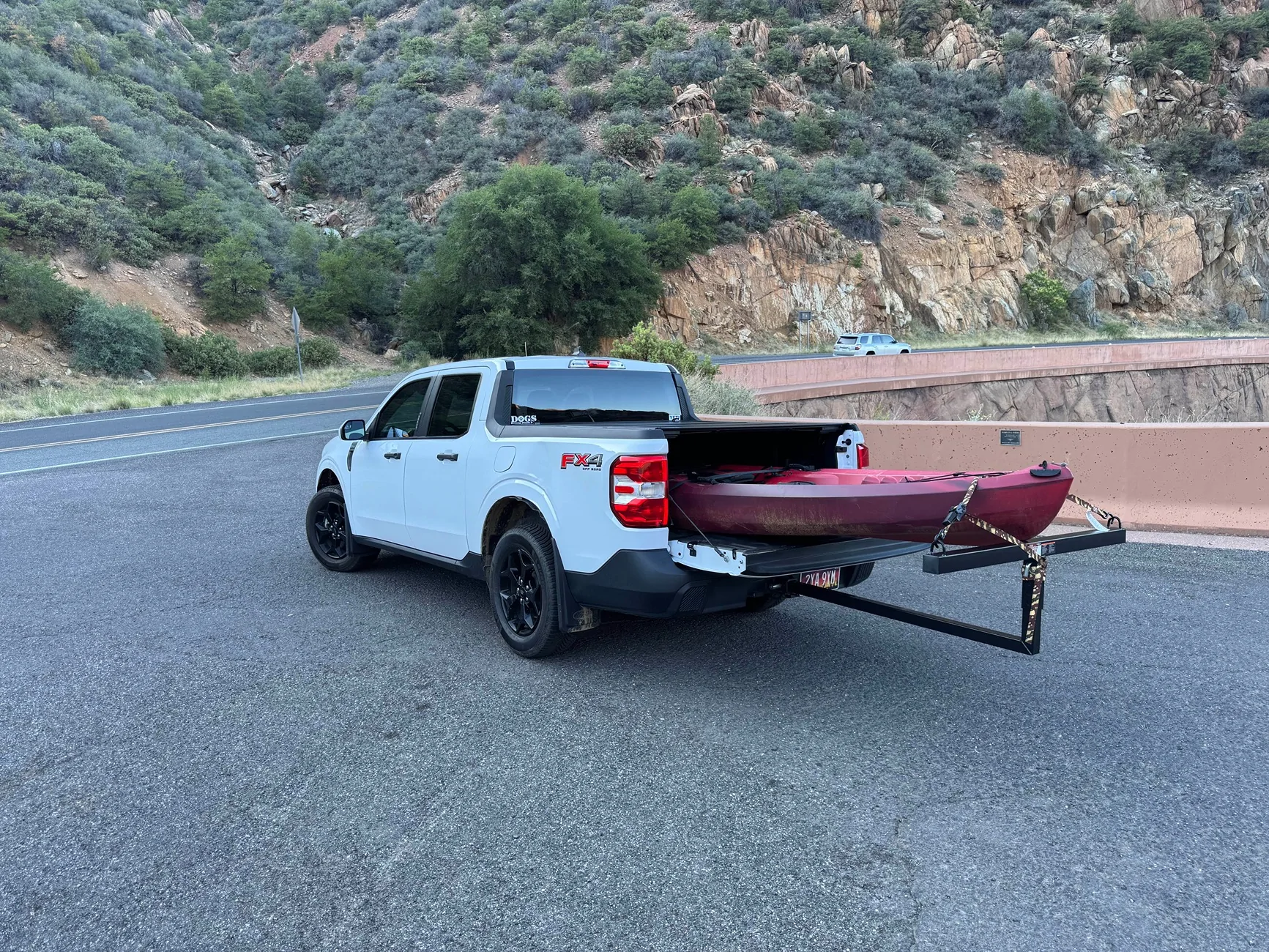 Ford Maverick DIY REMOVABLE FLEX BED KAYAK RACK 10204A4E-808F-4307-A85D-AF5F86B90331