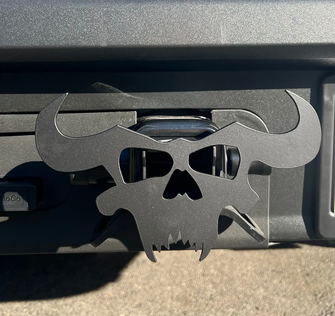 Ford Maverick Let's See Your Trailer Hitch Cover IMG_5750