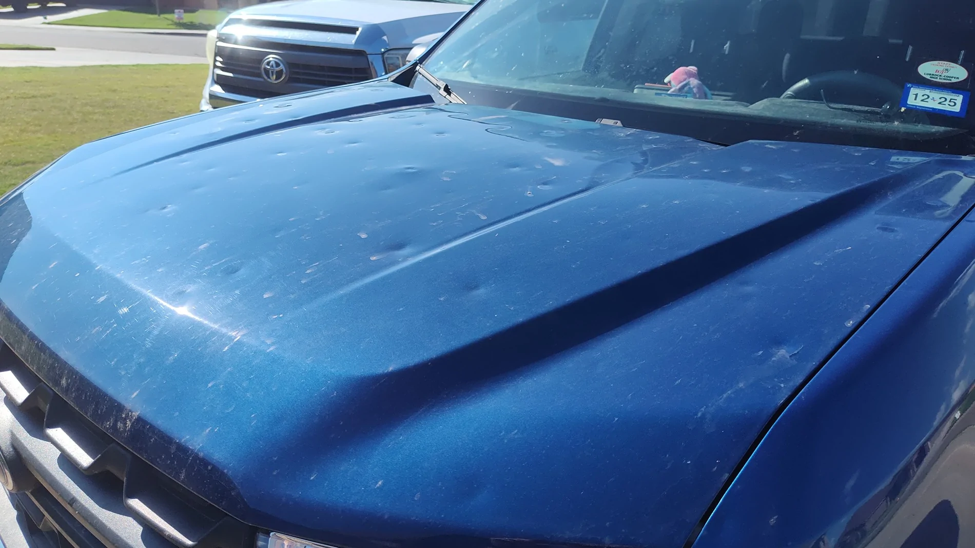 Ford Maverick Totaled Maverick by hail - how to fix? IMG_20250802_175600965