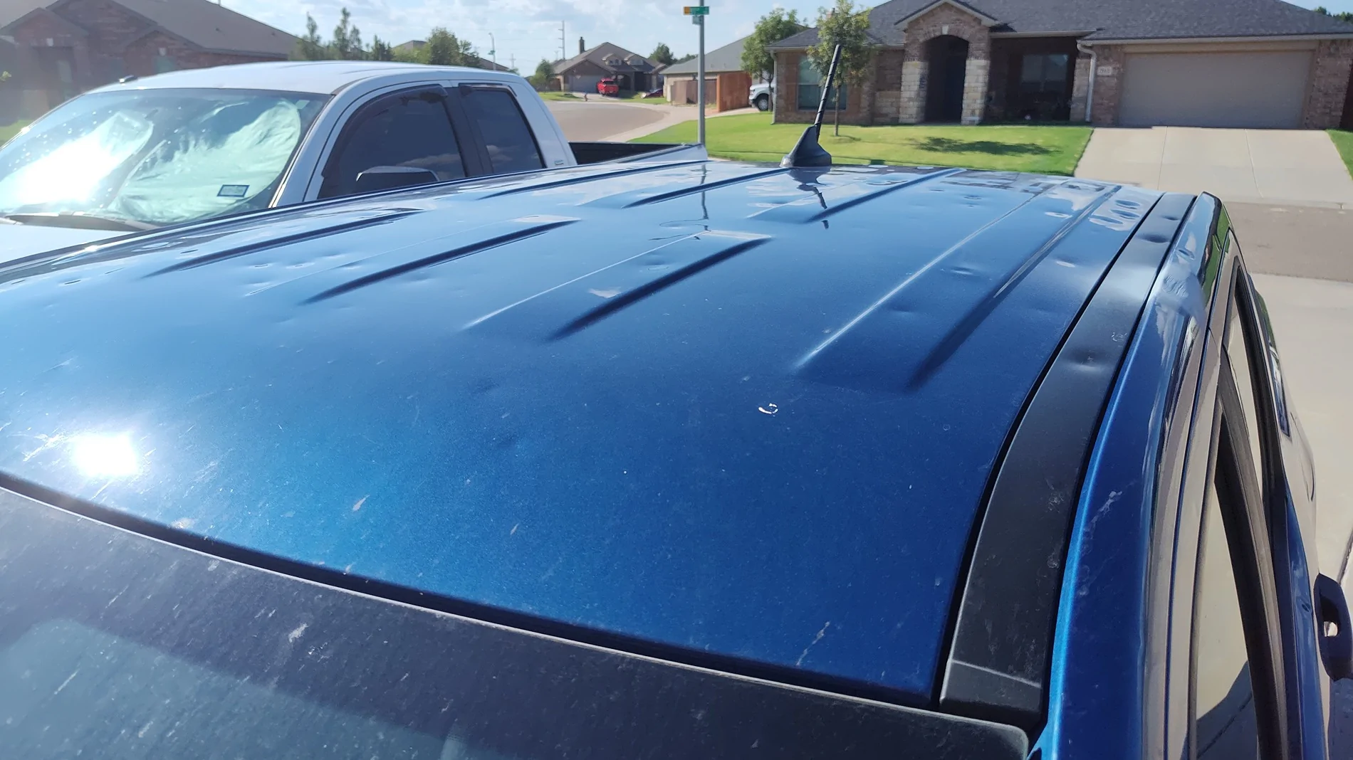 Ford Maverick Totaled Maverick by hail - how to fix? IMG_20250802_175605306