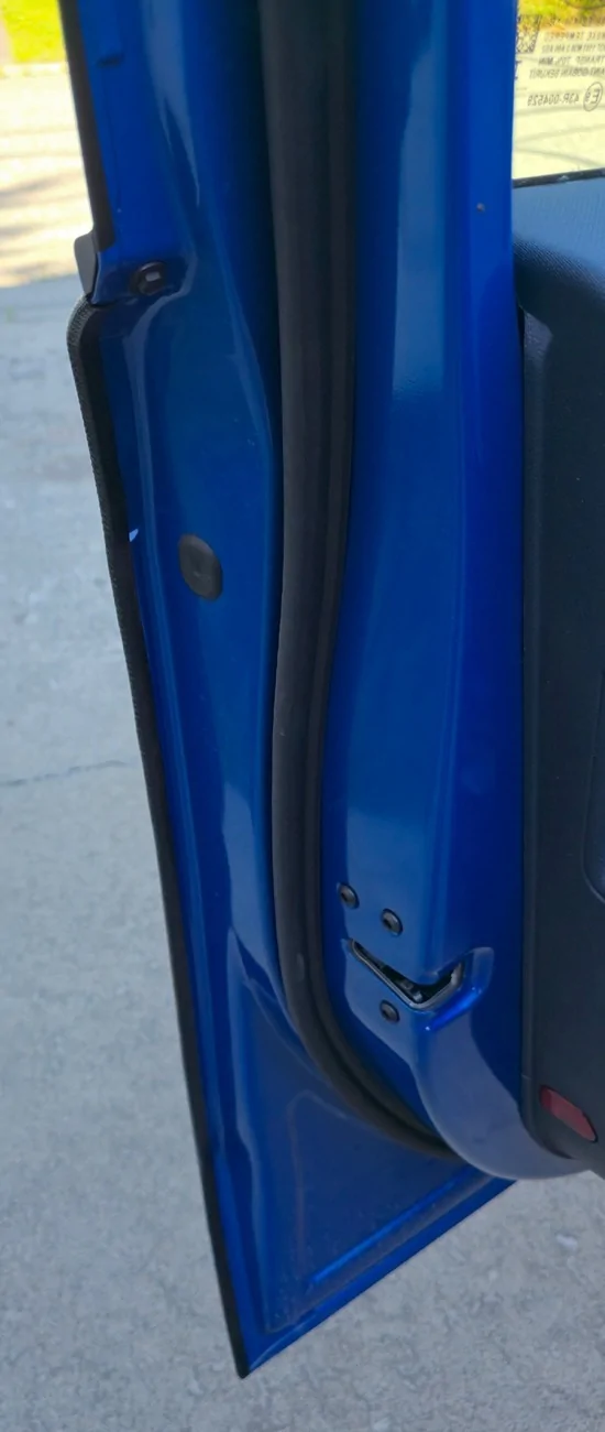 Ford Maverick Black Door Edge Guard on a Maverick with a  Black Appearance Package Door trim a driver door edge 20250717_172245[1]