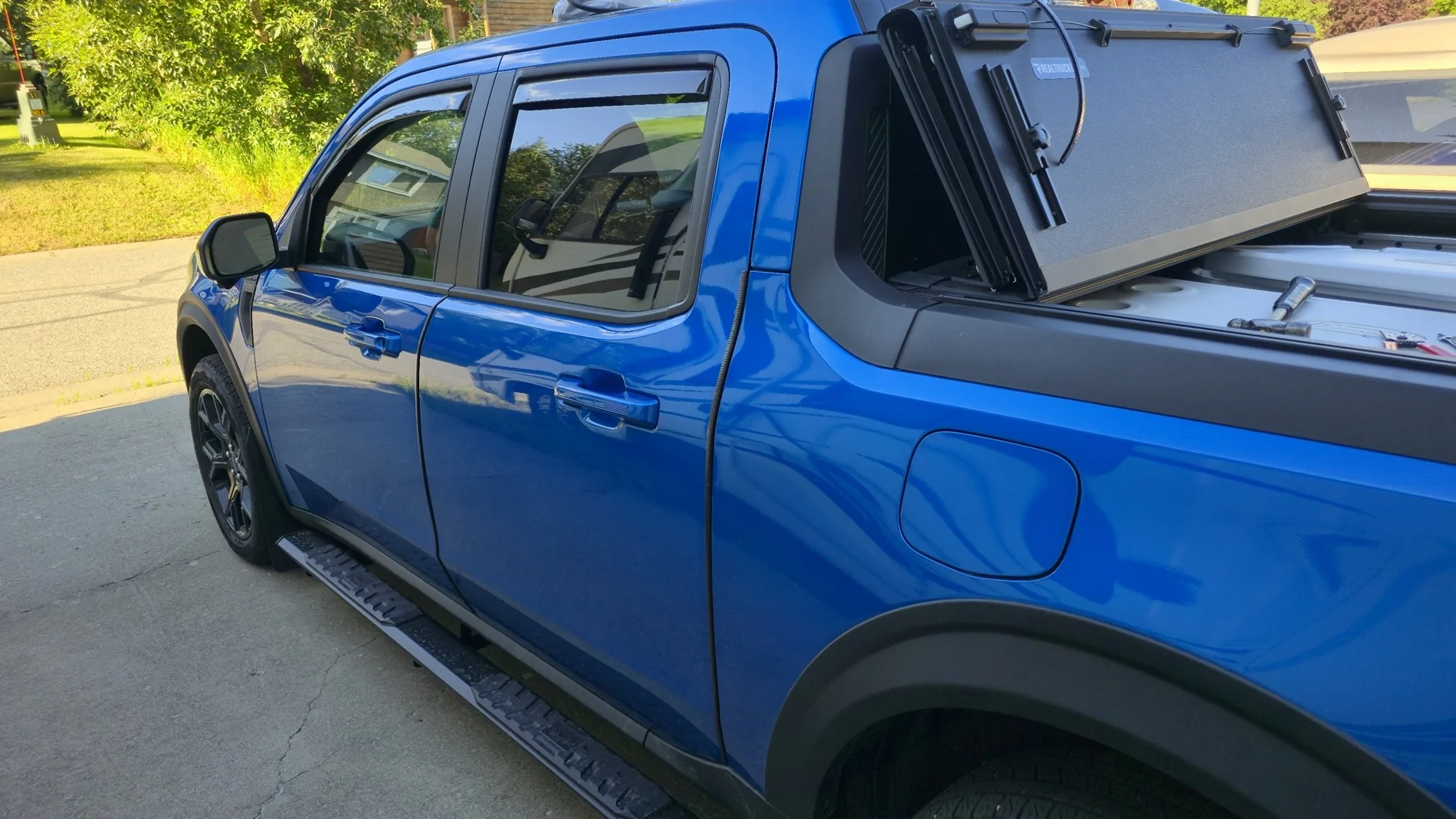 Ford Maverick Black Door Edge Guard on a Maverick with a  Black Appearance Package Door trim c right side 20250717_185914[1]