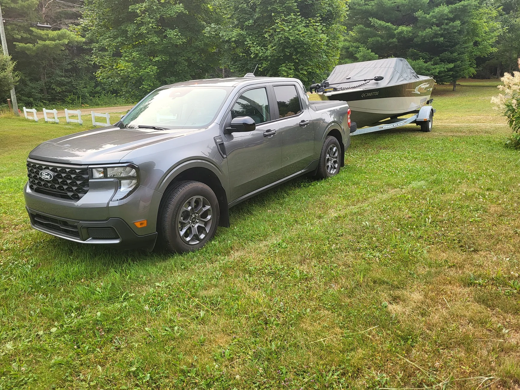Ford Maverick Finally used my 4k tow package - 2025 Hybrid 20250803_091108