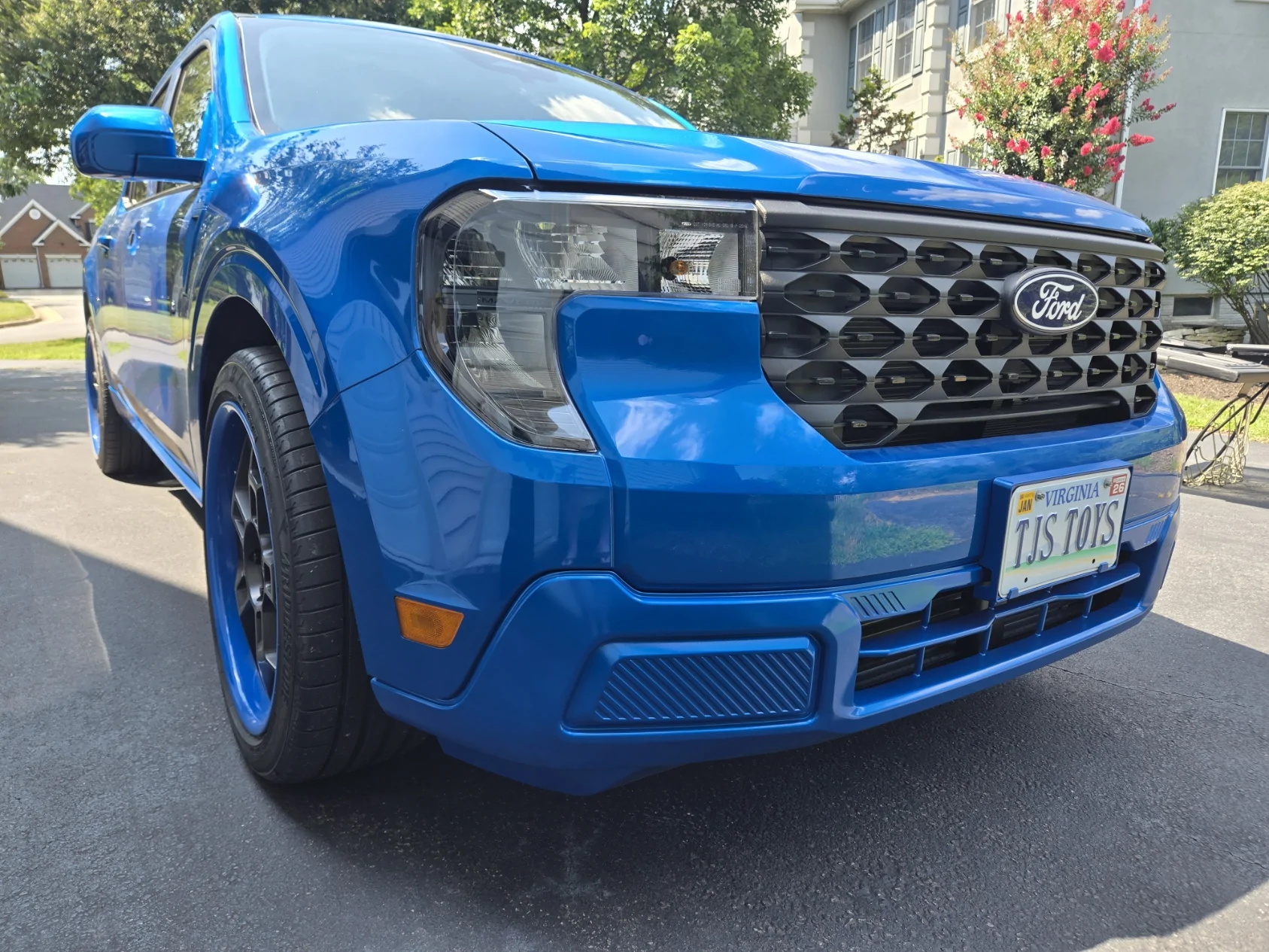 Ford Maverick 2025 Maverick Velocity Blue XL AWD Build front bumper painted