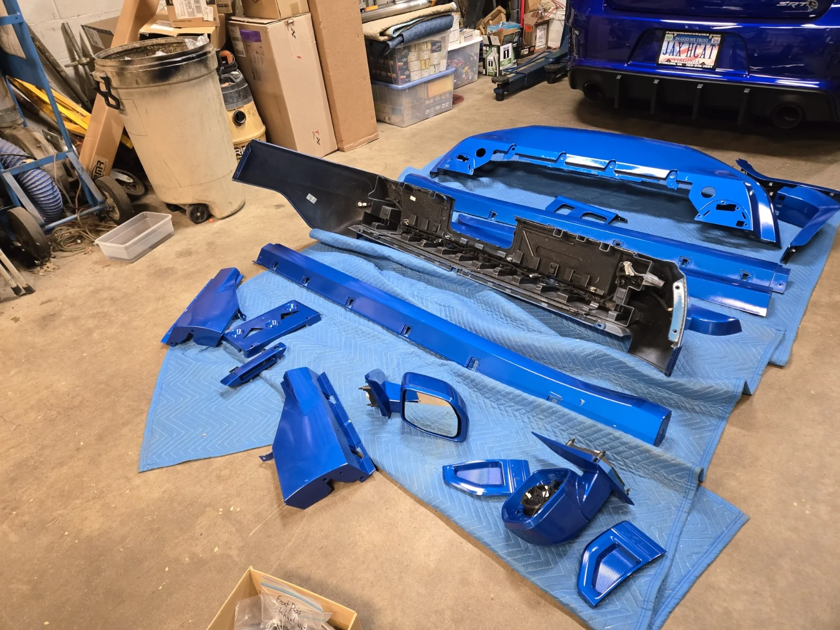 Ford Maverick 2025 Maverick Velocity Blue XL AWD Build Maverick blue paint work3