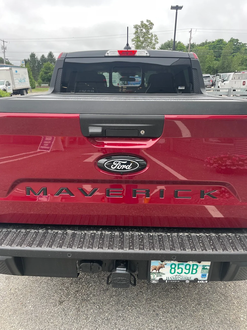 Ford Maverick Tufskinz tailgate lettering installed IMG_3249