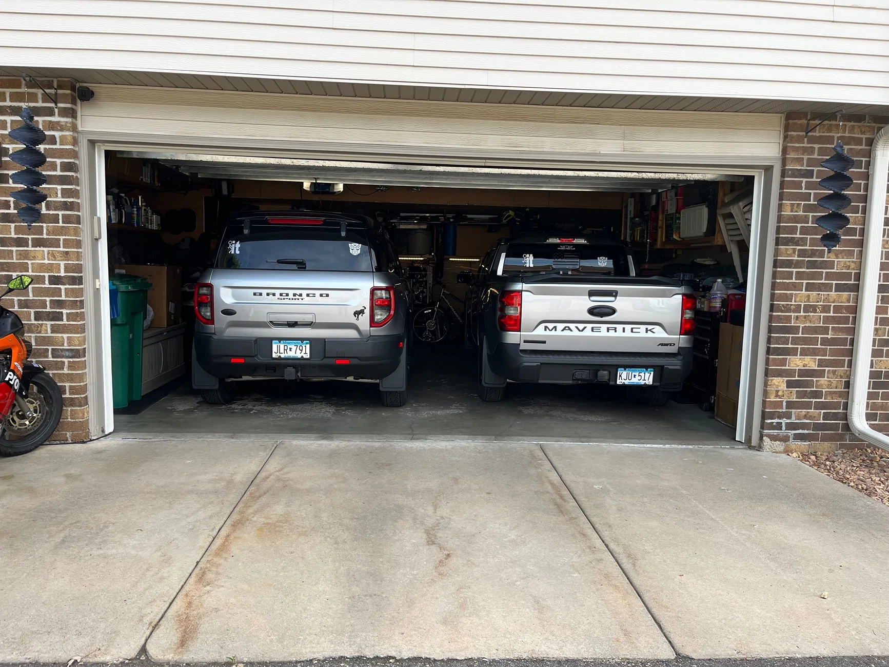 Ford Maverick Maverick & Bronco Sport in my driveway IMG_0415