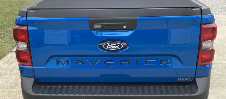 Ford Maverick Tufskinz tailgate lettering installed 2025 Maverick - Tailgate Letters