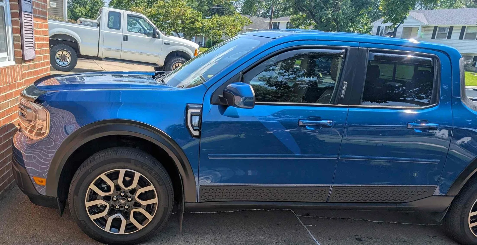 Ford Maverick Wind noise while driving Current Side View of Maverick