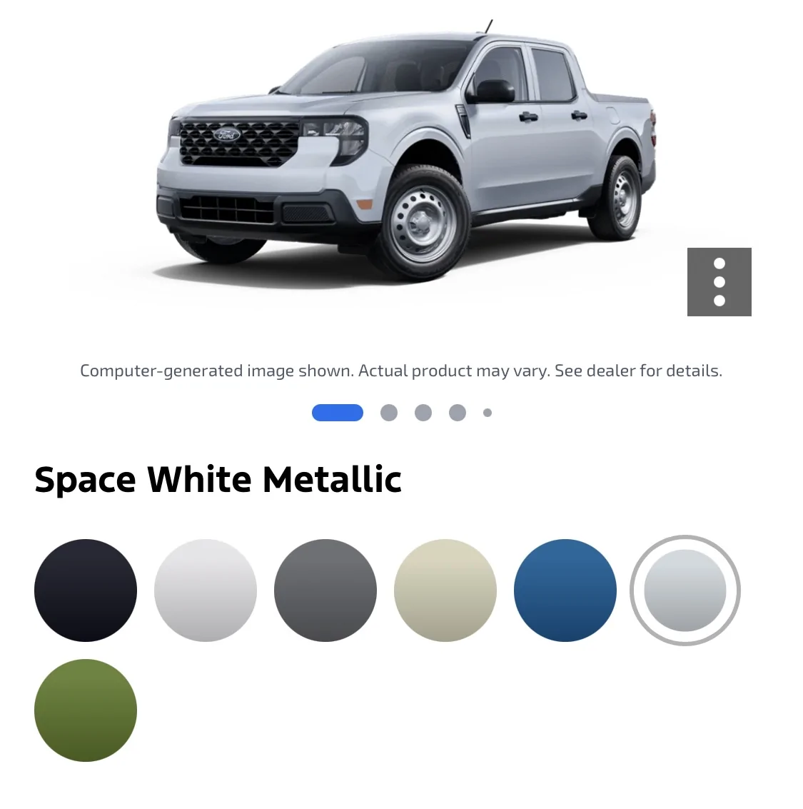 Ford Maverick Space White Metallic vs Desert Sand IMG_4095