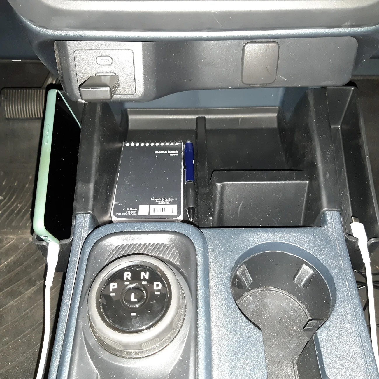 Ford Maverick Installed MABETT Center Console Shifter Storage Tray 20250806_083330