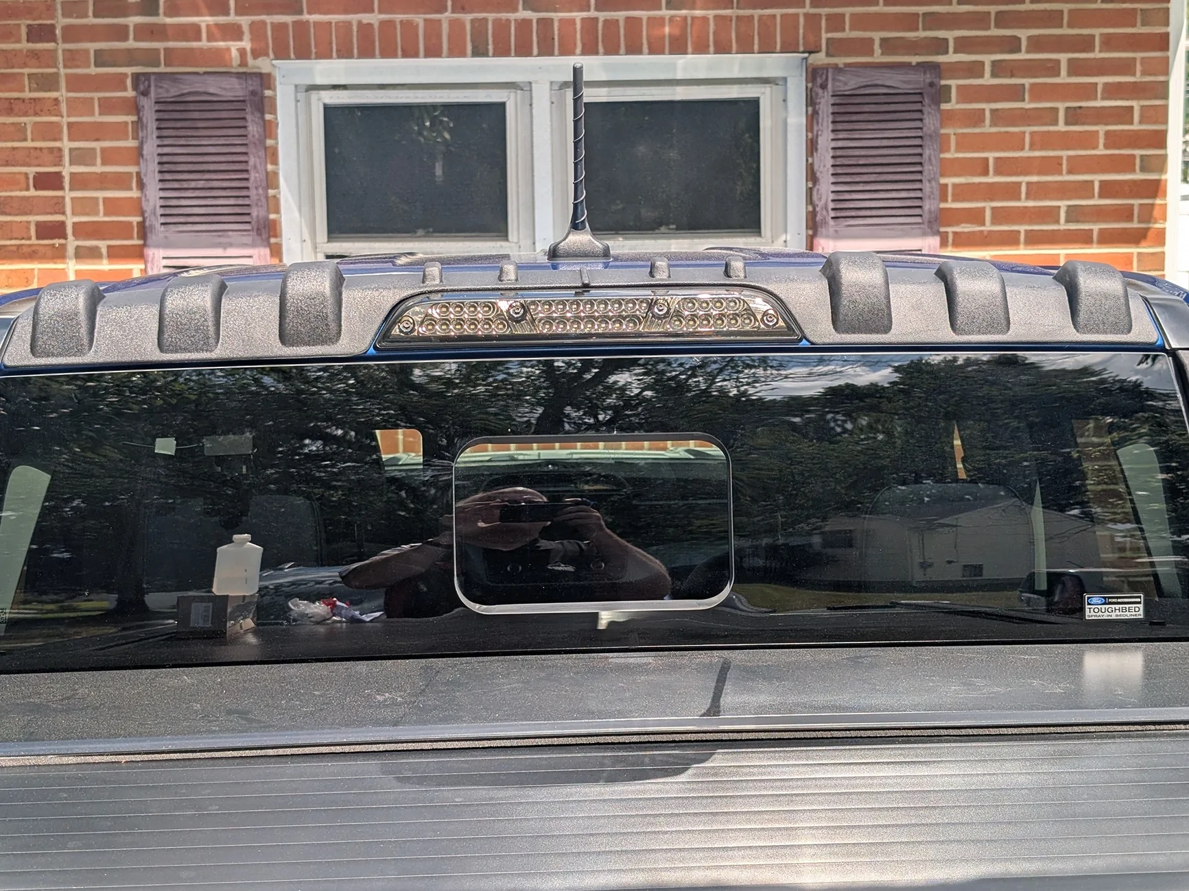 Ford Maverick Paint Protector Strip Installed on Roof - Not A Cab Spoiler Roof Protector