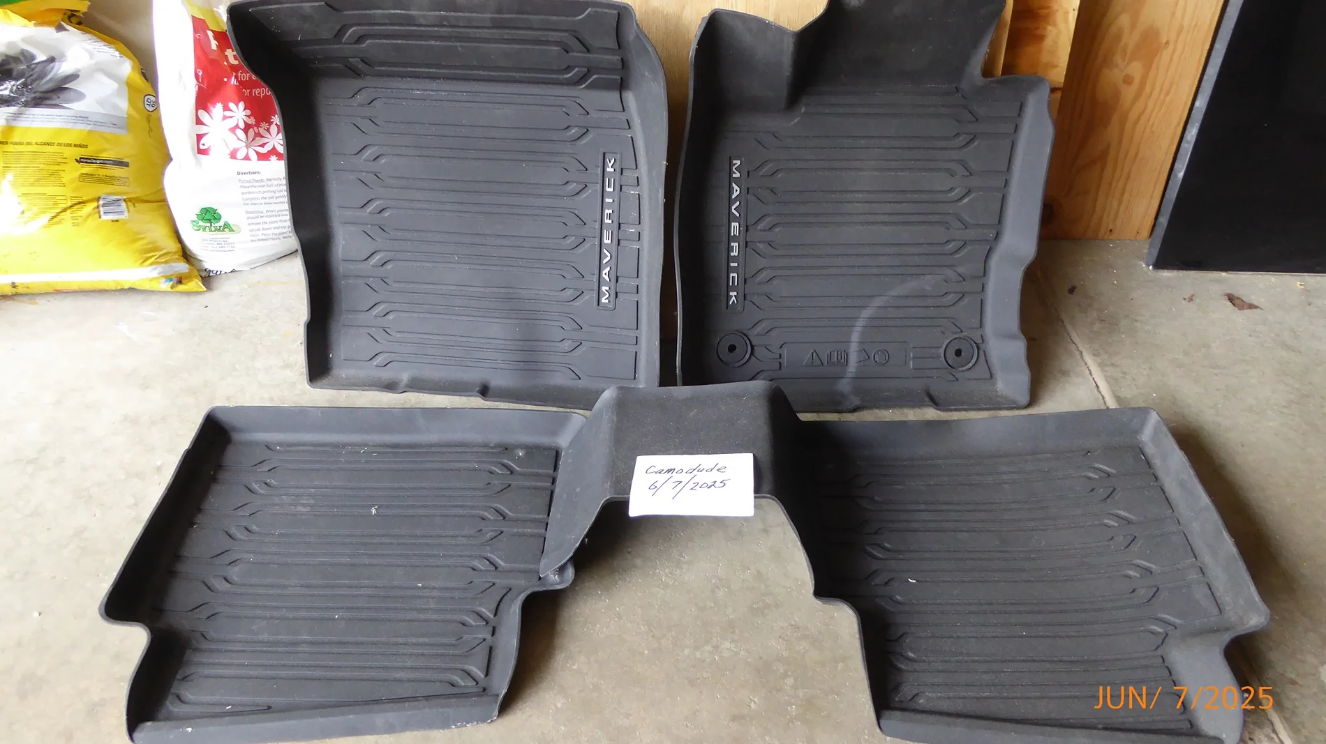 Ford Maverick Genuine Ford Floor mats for non-hybrid Mavericks. $30 P1010206
