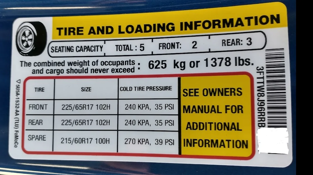 Ford Maverick Weight in the back / bed -- 470 lbs load ok? 1754841181874-hy