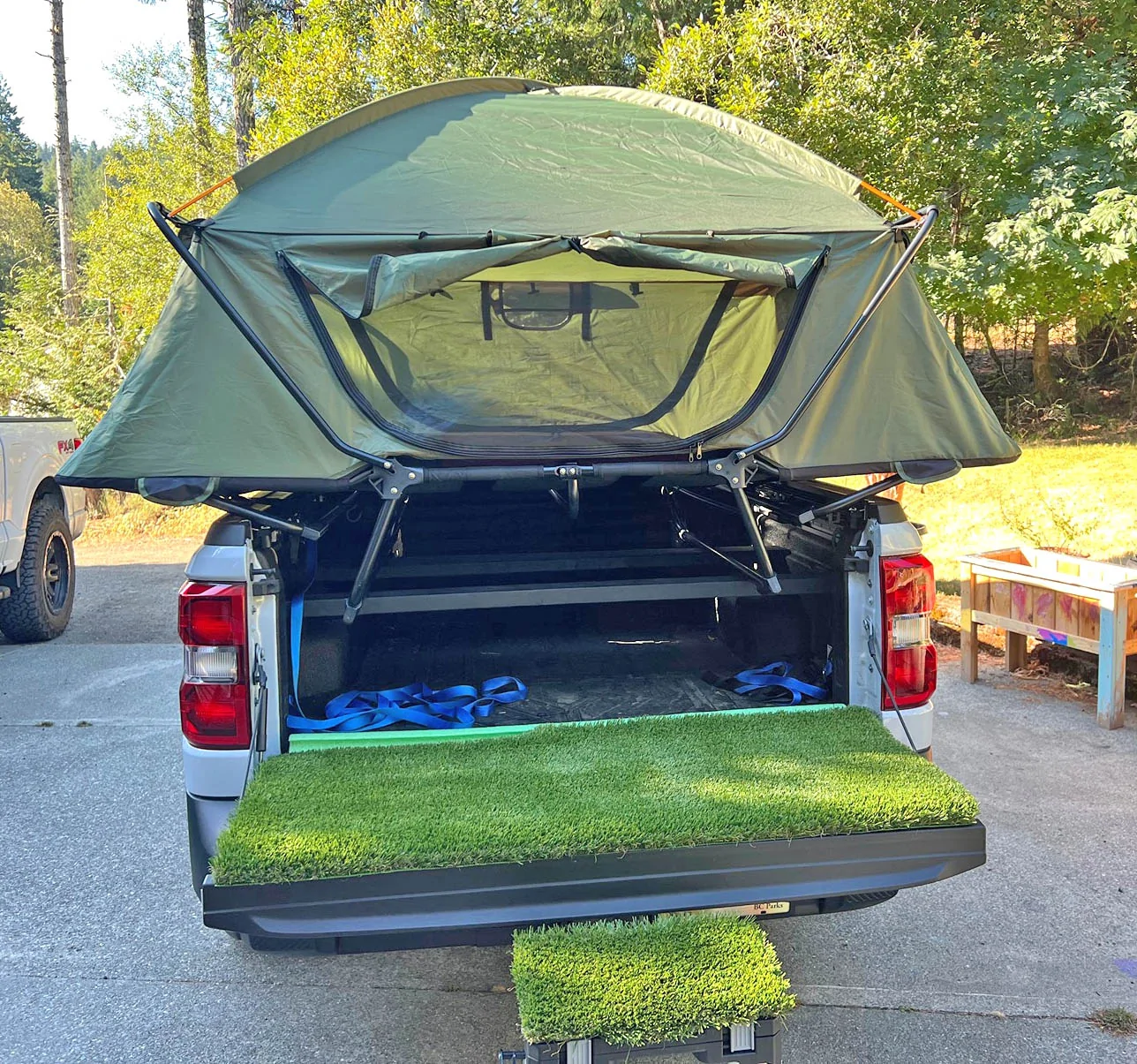 Ford Maverick Redneck box top tent IMG_4859