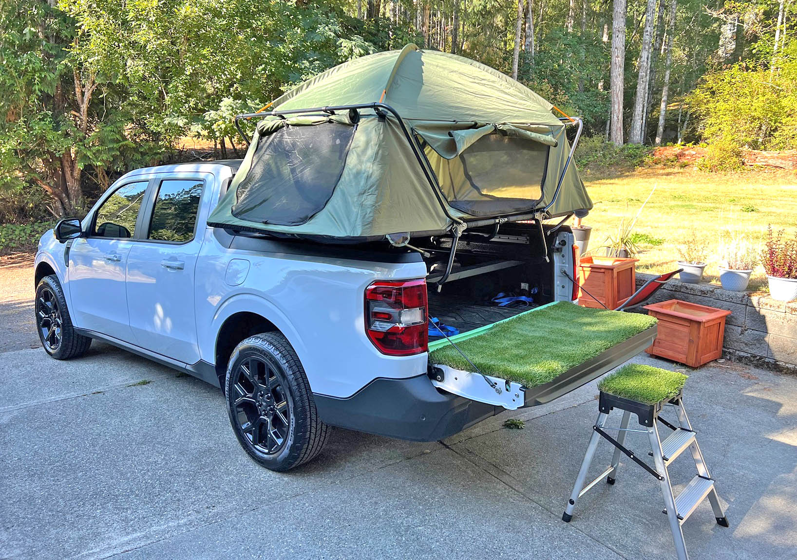 Ford Maverick Redneck box top tent IMG_4858
