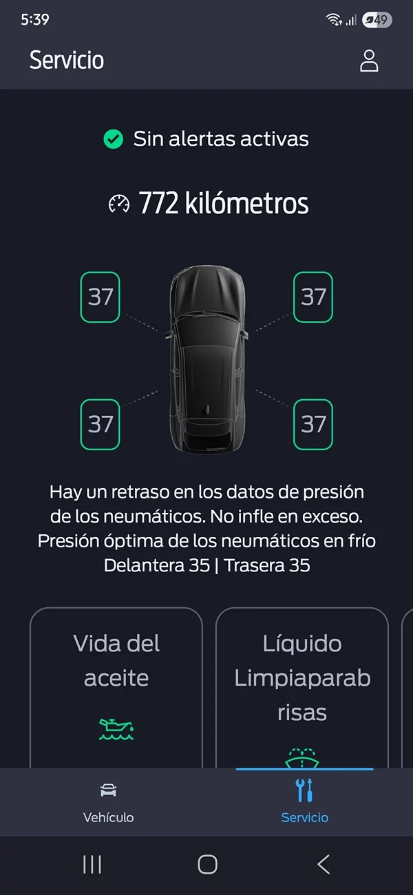 Ford Maverick Tire Pressure Screenshot_20250810_173950_FordPass