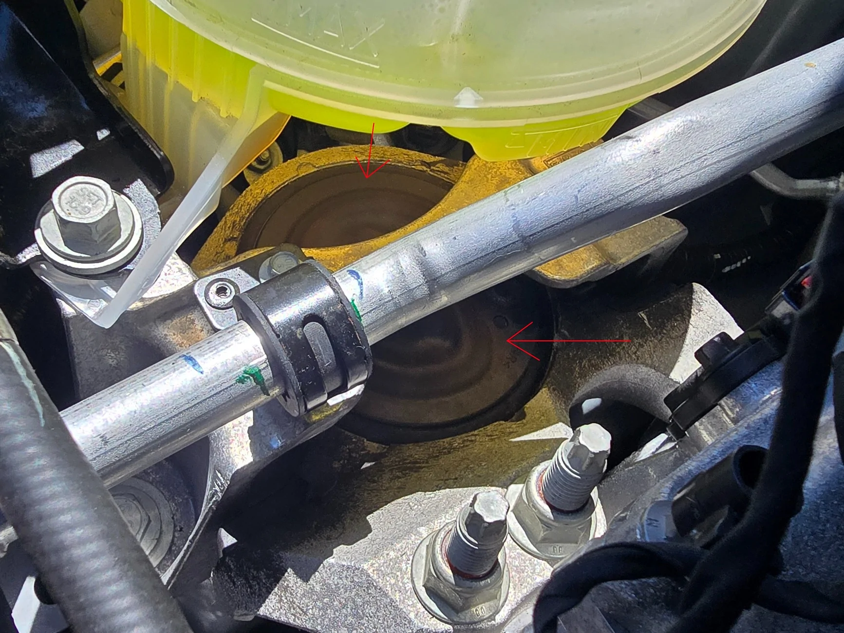 Ford Maverick Unidentified Rubber Piece under the Hood 20250810_131452