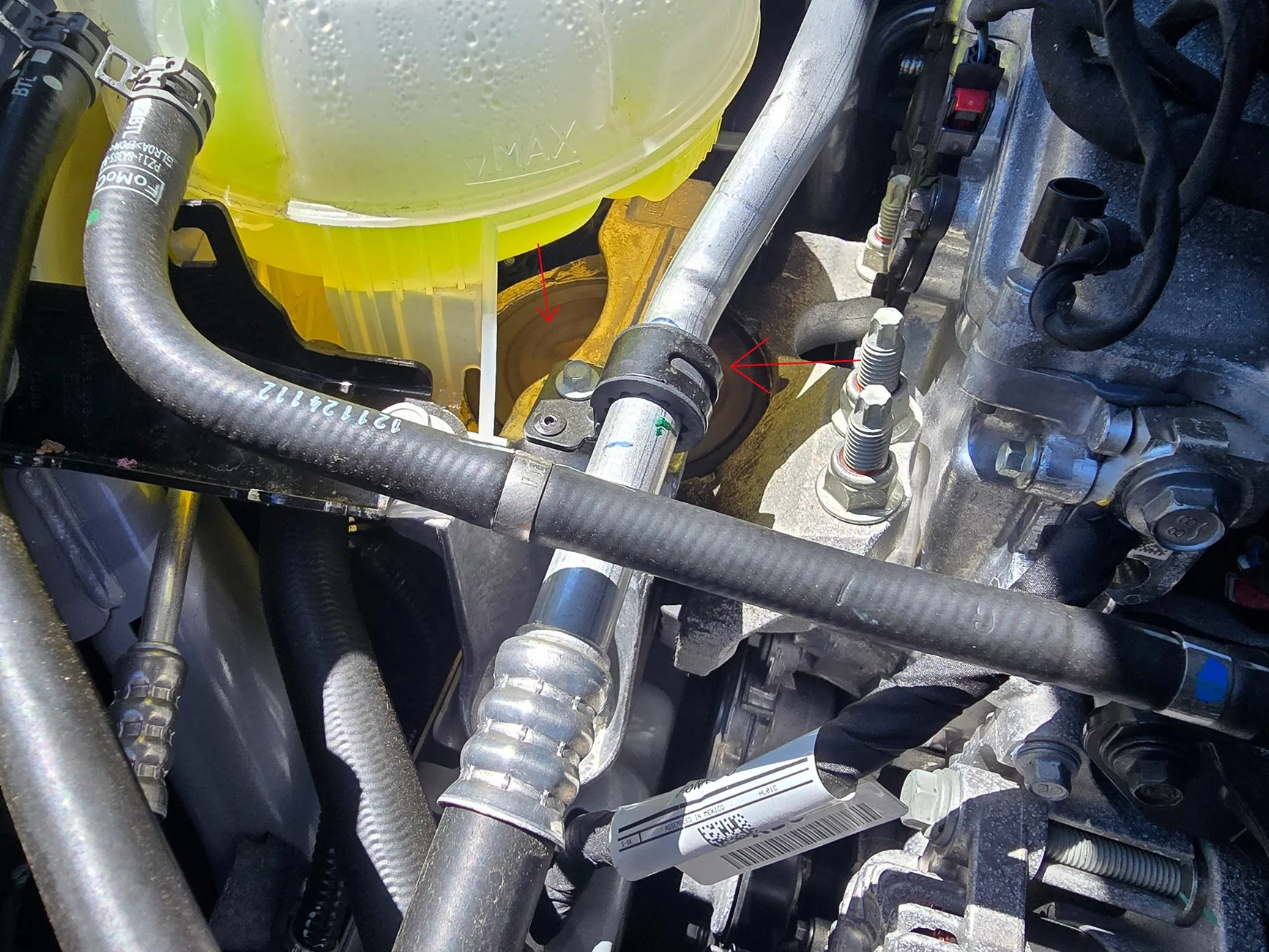 Ford Maverick Unidentified Rubber Piece under the Hood 20250810_131434