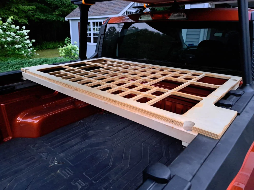 Ford Maverick Maverick goes (hauling) to the Fair loadfloor load4