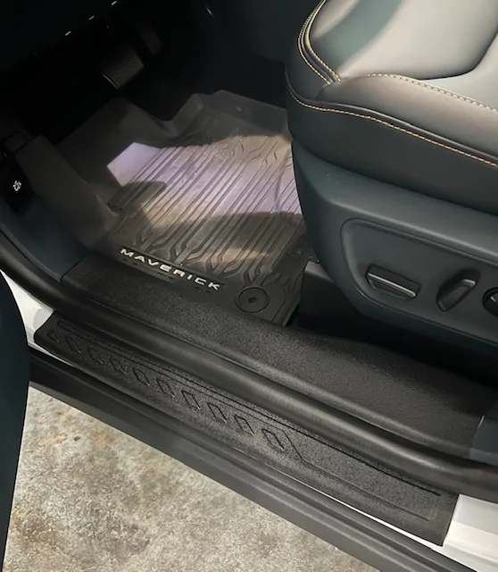 Ford Maverick Maxzina Door Sill Protectors installed review Maxzina Door Sill Protectors