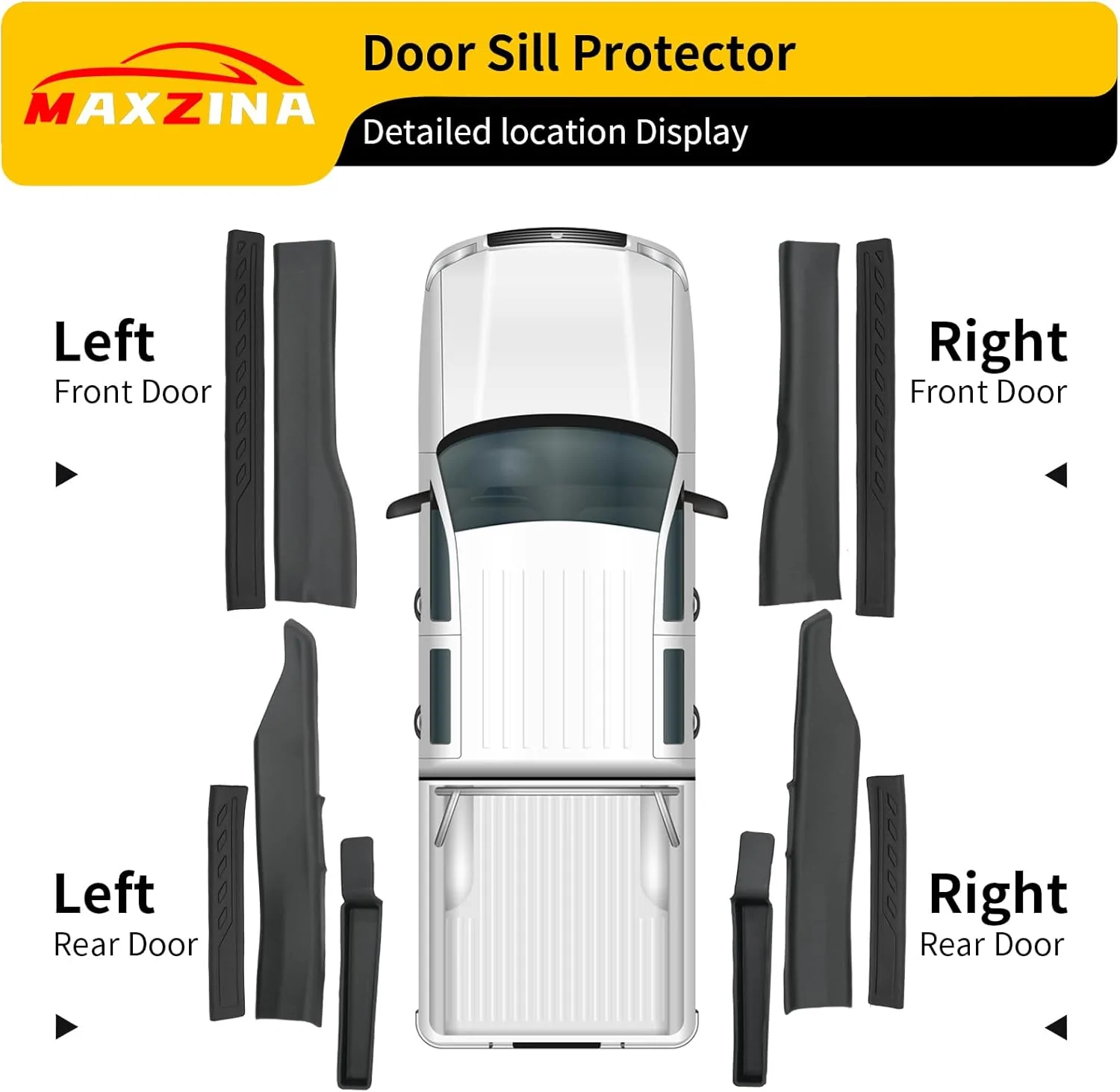 Ford Maverick Maxzina Door Sill Protectors installed review 71wIMaVwbNL._AC_SL1500_