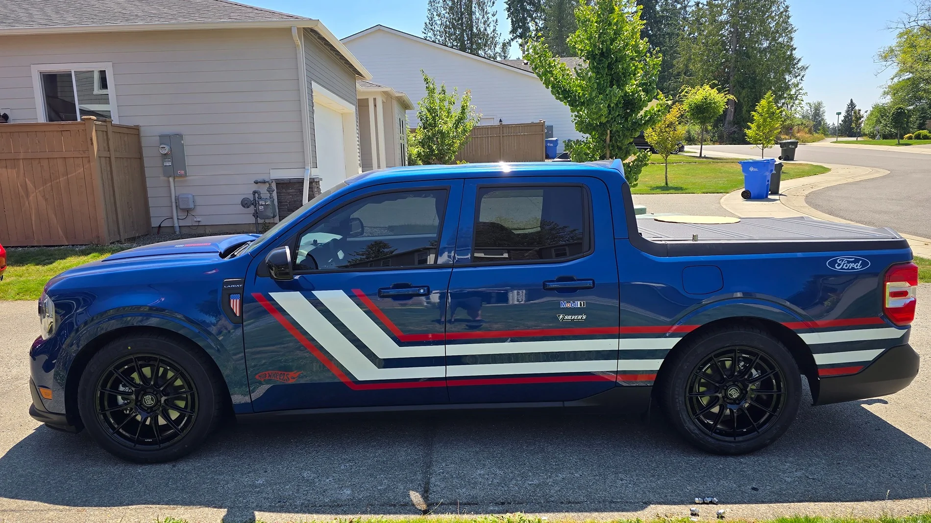 Ford Maverick PNW Atlas Blue Hybrid Build 12407