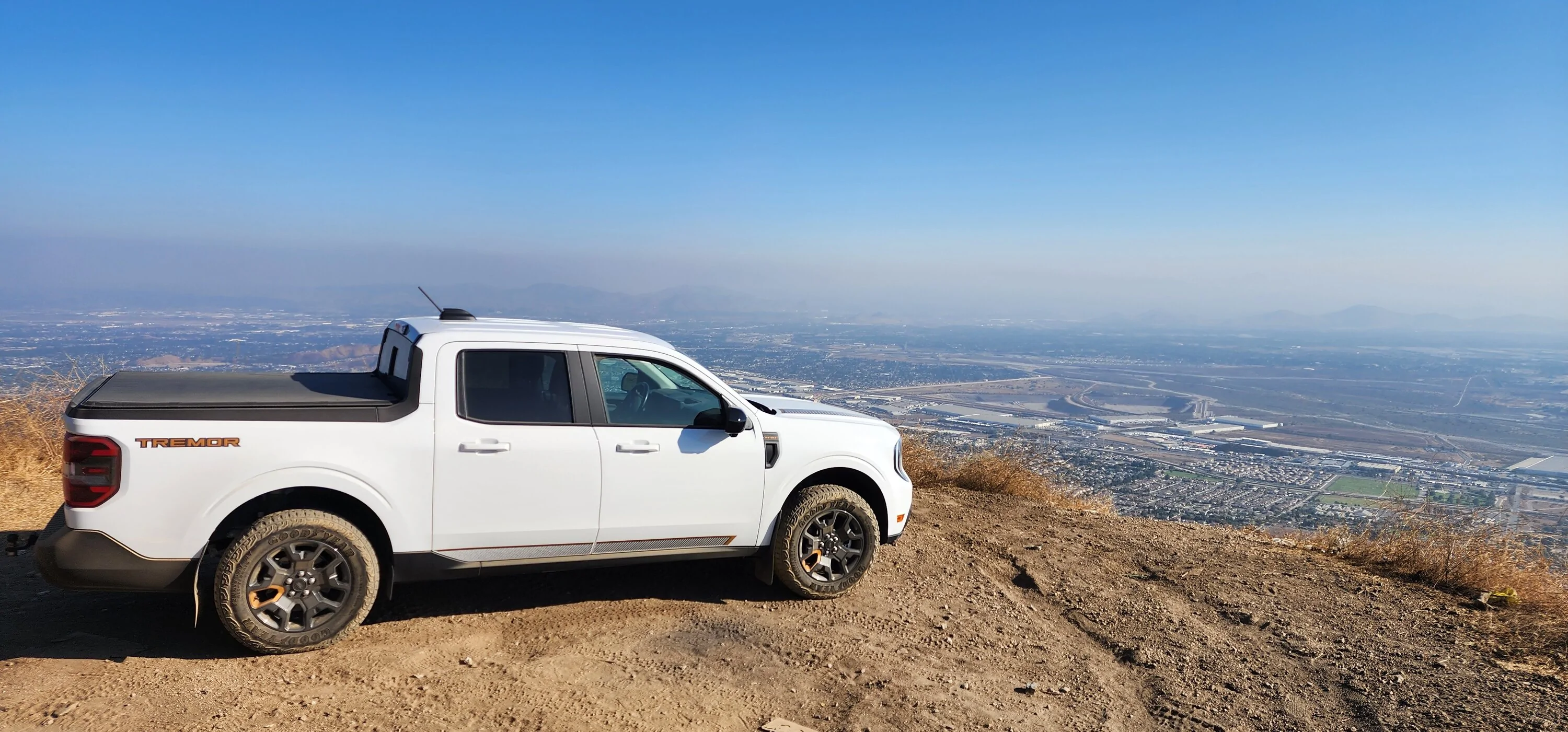 Ford Maverick Bailey Canyon Road SoCal Truck Camping 20250815_172238