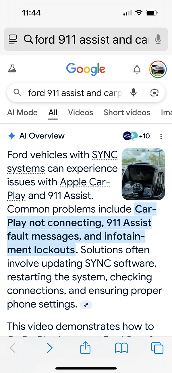 Ford Maverick 911carplay issue IMG_7553