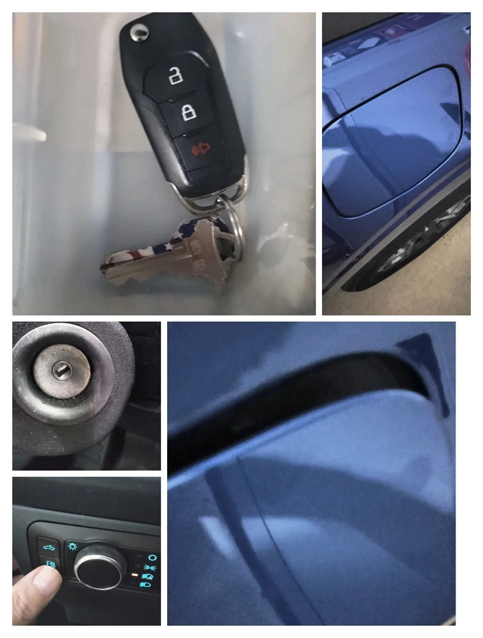 Ford Maverick Had to use the fuel door release tab today IMG_20250817_125724