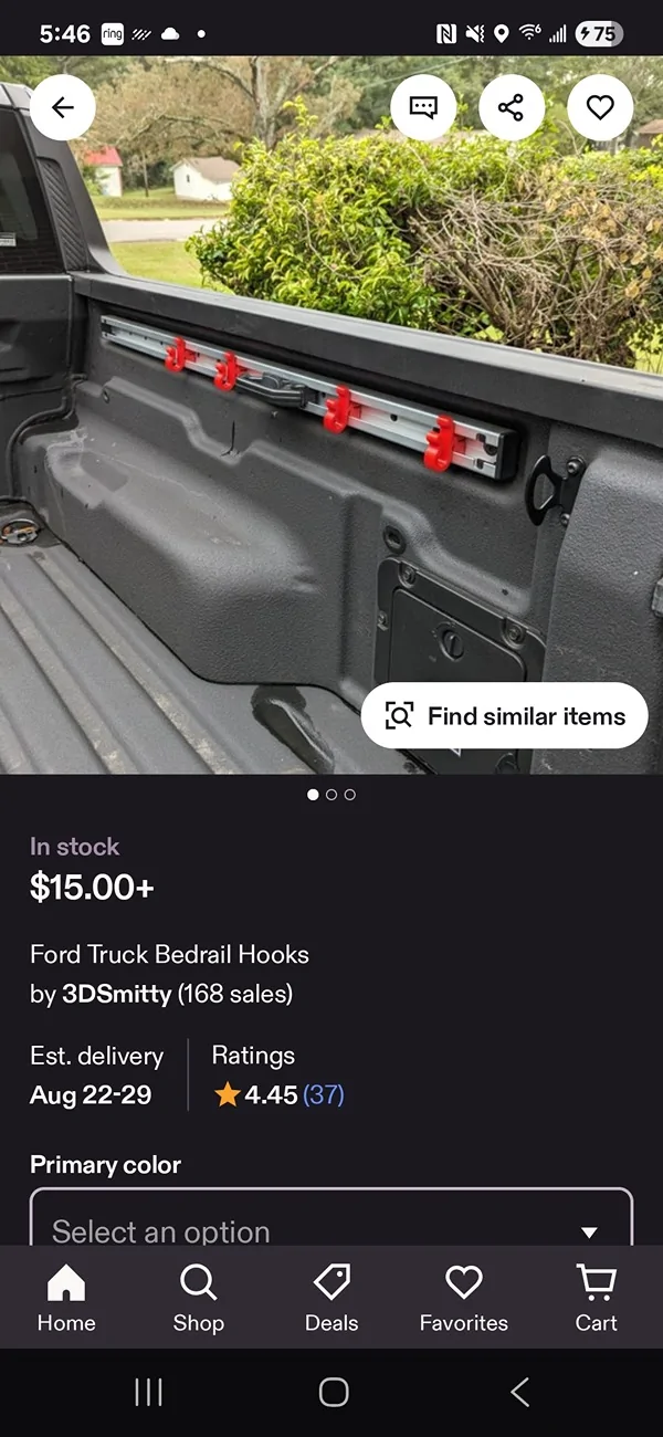 Ford Maverick Ford bed rails (Lariat) What else fits in them?? 1000002262