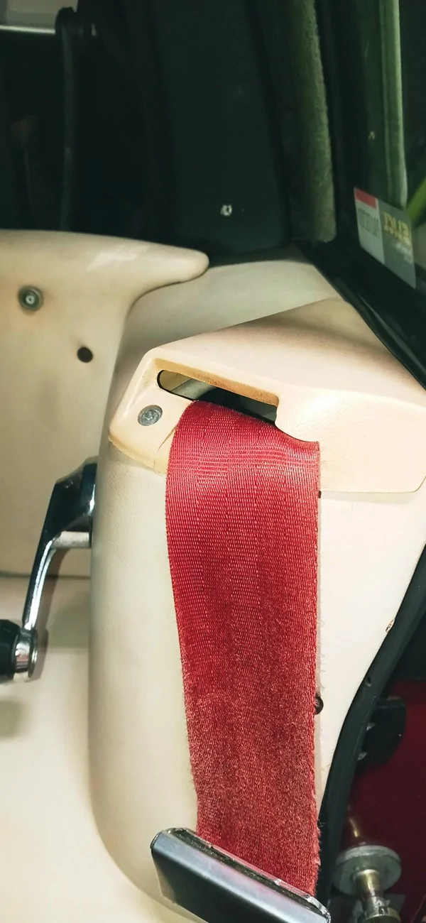 Ford Maverick Seatbelt is sawing through plastic trim surround 20250817_201931