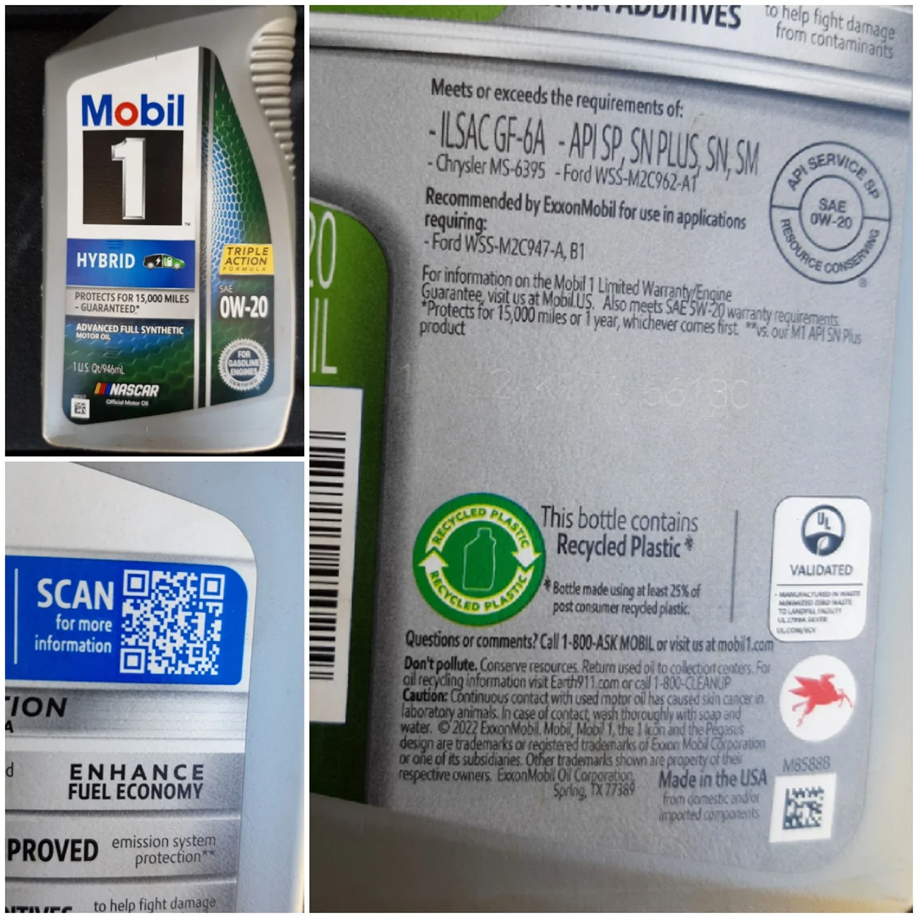 Ford Maverick Date Code on Motorcraft Oil 20250819_113338