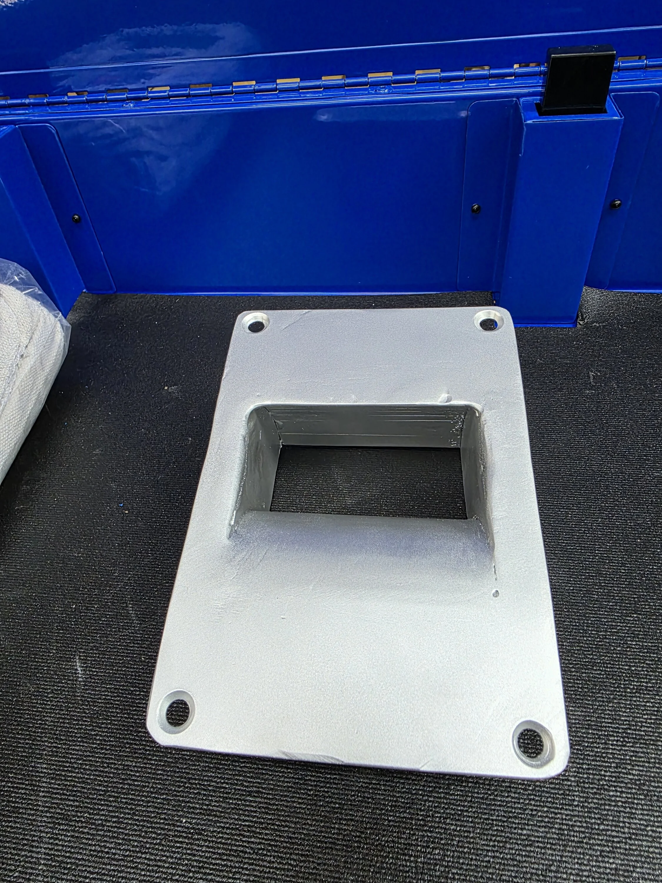 Ford Maverick RIVAL skid plate PTU cooling scoop DIY - 2025 hybrid AWD 4K Tow. painted scoop 2