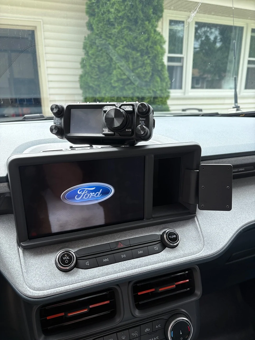 Ford Maverick Ham Radio Install in 2024 Maverick XLT IMG_4491