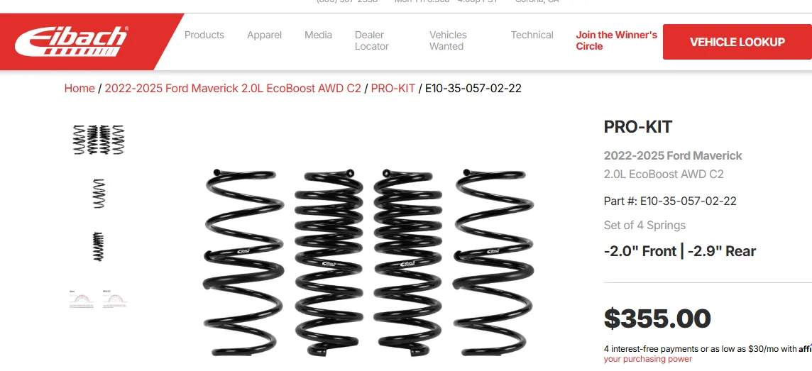 Ford Maverick Lobo front struts on a 2wd Lariat? 1755784508497-