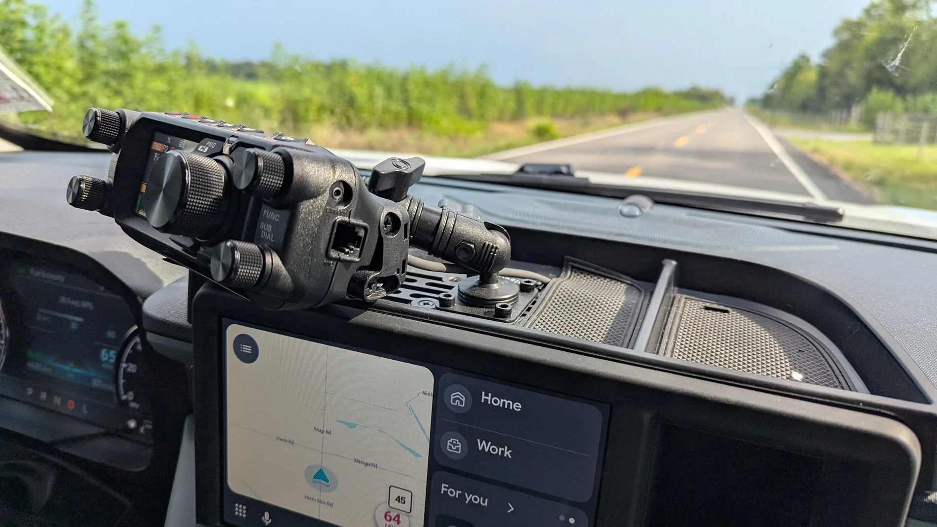 Ford Maverick Ham Radio Install in 2024 Maverick XLT PXL_20250821_214153073