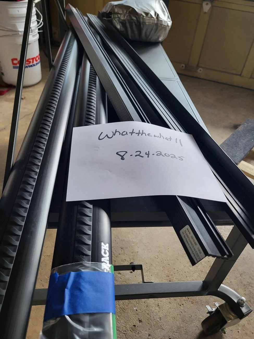 Ford Maverick Various items: Folding bed cover, elevate t-slot rails, Rhino rack bars 20250824_160041