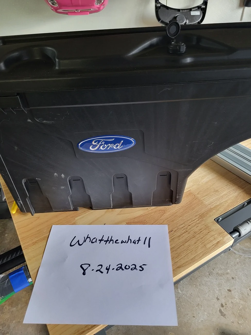 Ford Maverick Various items: Folding bed cover, elevate t-slot rails, Rhino rack bars 20250824_160010