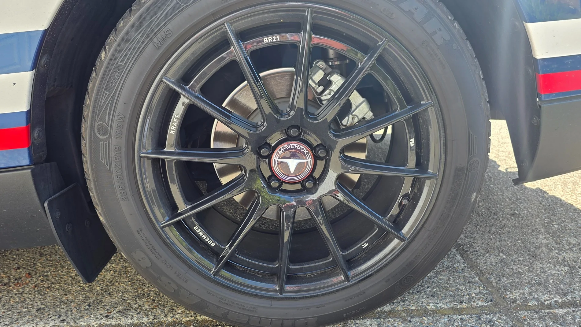 Ford Maverick PNW Atlas Blue Hybrid Build 13580