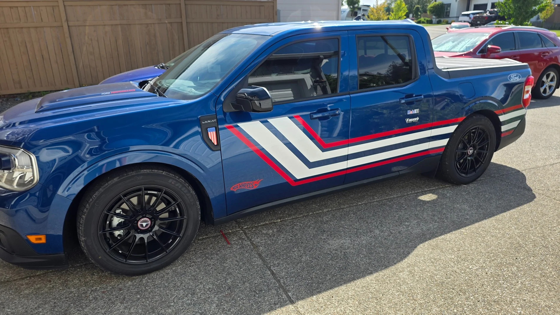 Ford Maverick PNW Atlas Blue Hybrid Build 13583