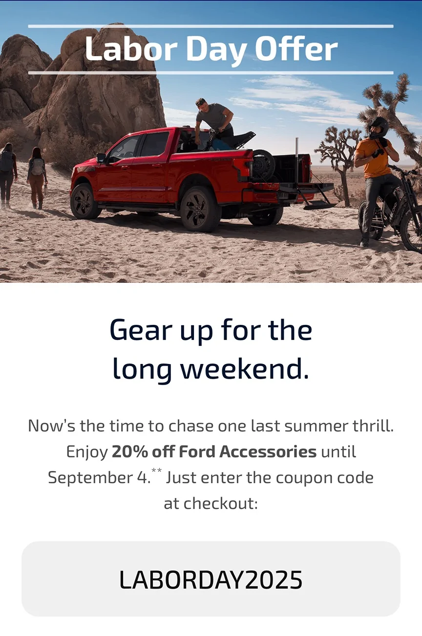 Ford Maverick 20% Off Ford Accessories Through 9/4 with Code: LABORDAY2025 IMG_7579