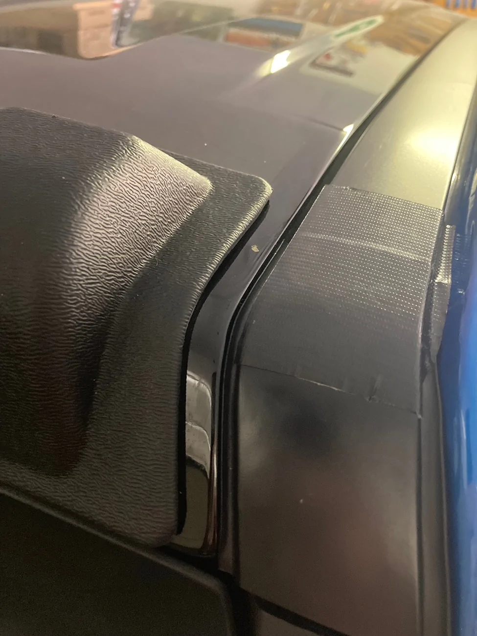 Ford Maverick Roof trim rear piece missing.. how ? Warranty coverage? IMG_9318