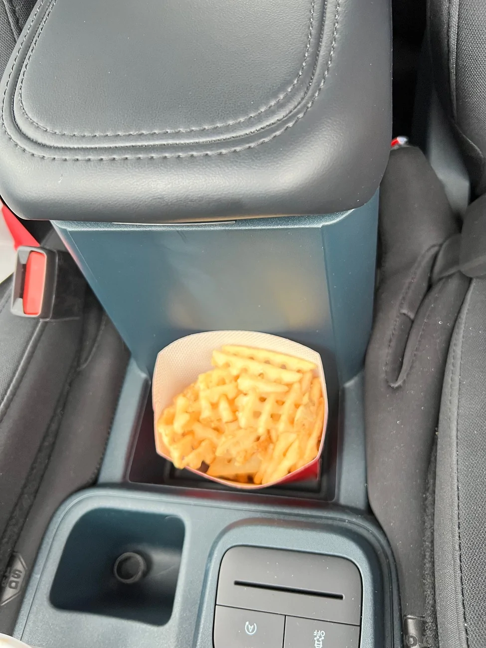 Ford Maverick Center console cubby IMG_5668