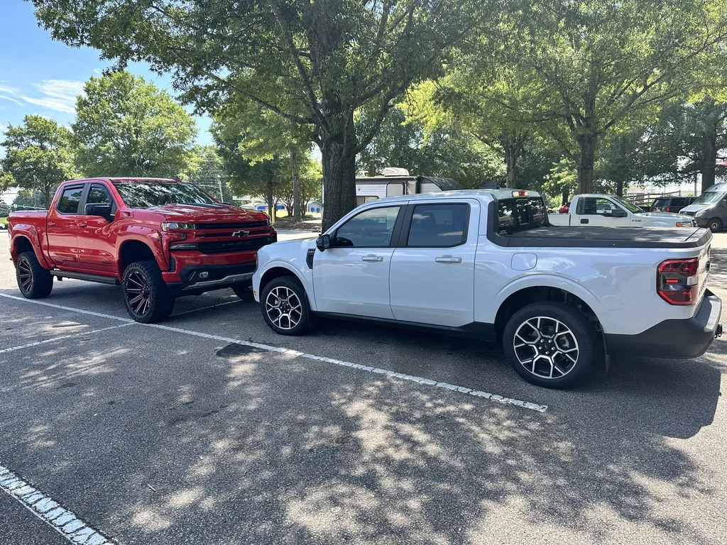 Ford Maverick Post your Maverick next to ridiculously large trucks - photos thread 74E82FBD-E972-49C6-A594-CD583EDA0DDF_1_105_c
